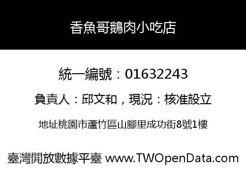 香魚哥鵝肉小吃店