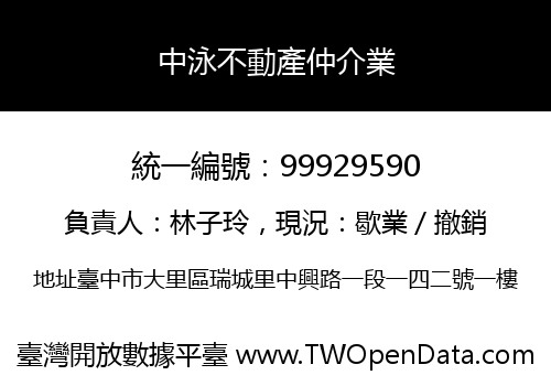 中泳不動產仲介業