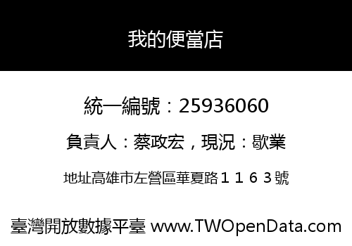 我的便當店