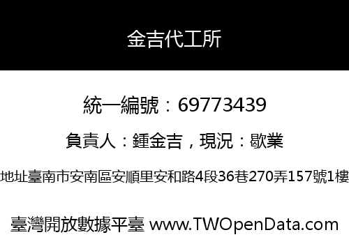 金吉代工所