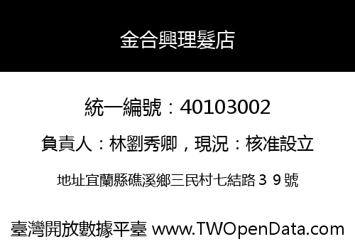 金合興理髮店
