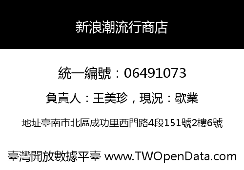 新浪潮流行商店