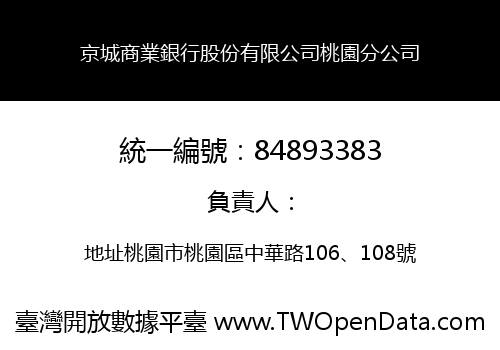 京城商業銀行股份有限公司桃園分公司