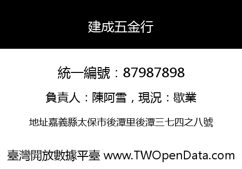 建成五金行