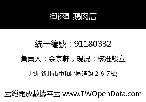 御徠軒鵝肉店