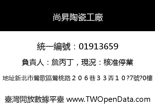 尚昇陶瓷工廠
