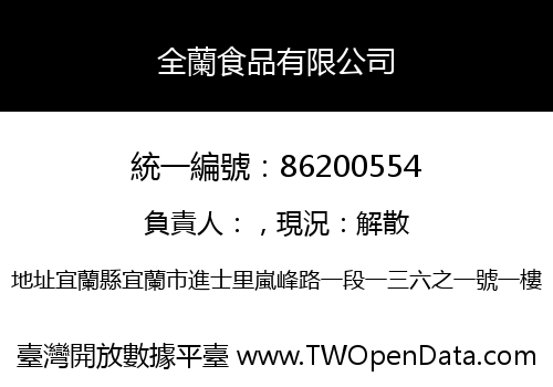 全蘭食品有限公司