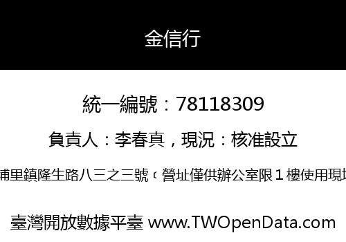 金信行
