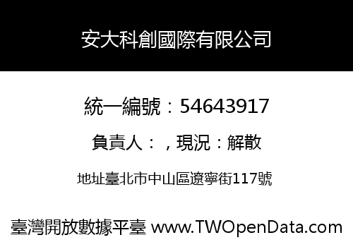 安大科創國際有限公司
