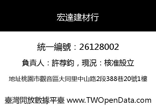 宏達建材行
