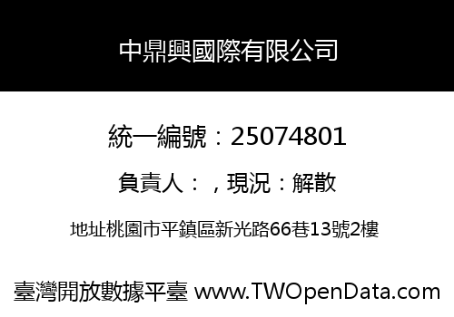 中鼎興國際有限公司