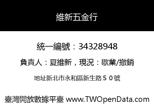 維新五金行