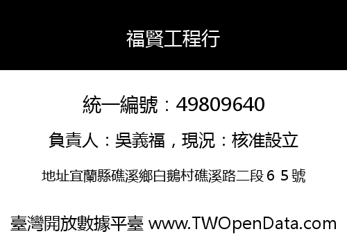 福賢工程行