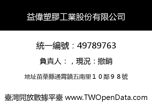 益偉塑膠工業股份有限公司