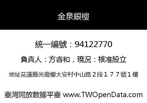 金泉銀樓