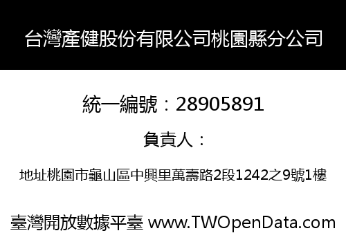 台灣產健股份有限公司桃園縣分公司