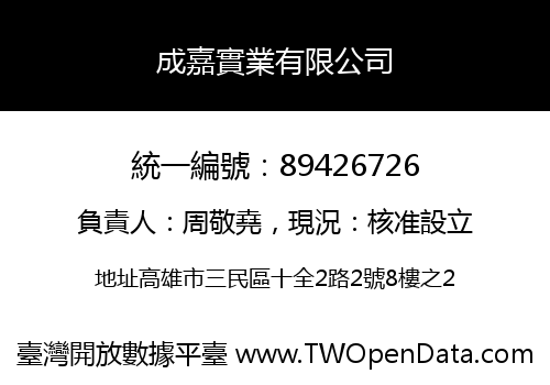 成嘉實業有限公司