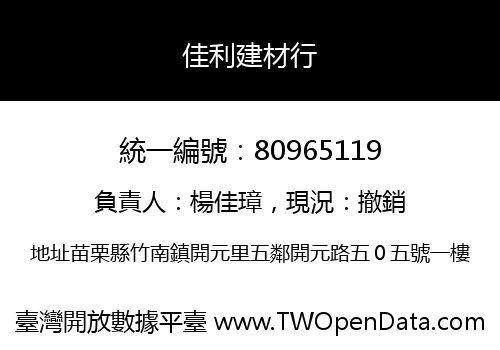 佳利建材行
