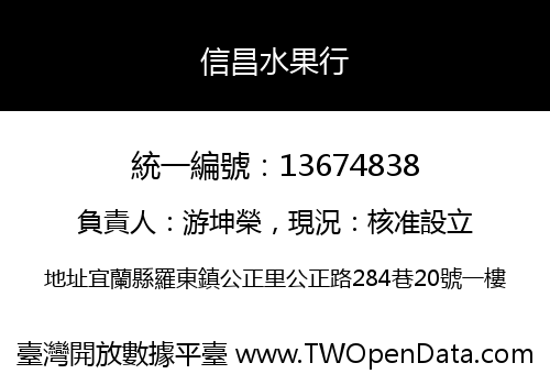 信昌水果行