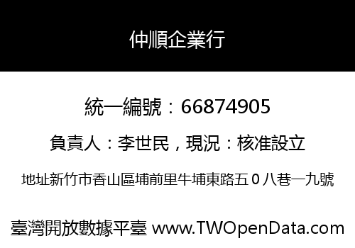 仲順企業行