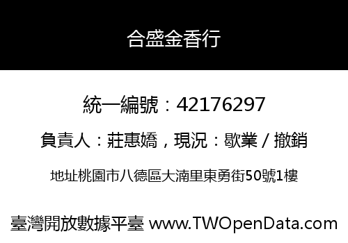 合盛金香行