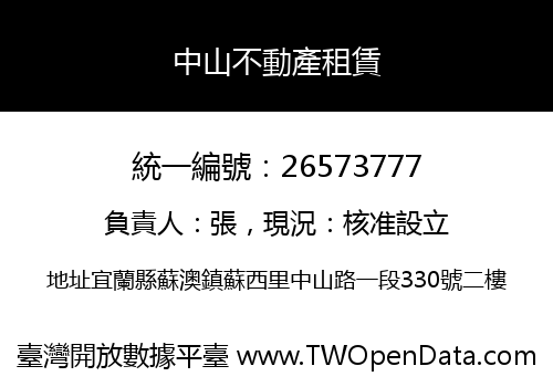 中山不動產租賃