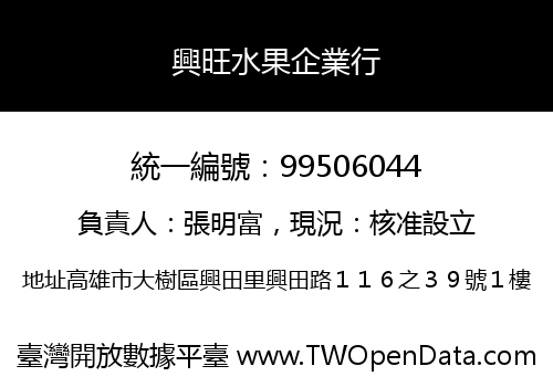 興旺水果企業行