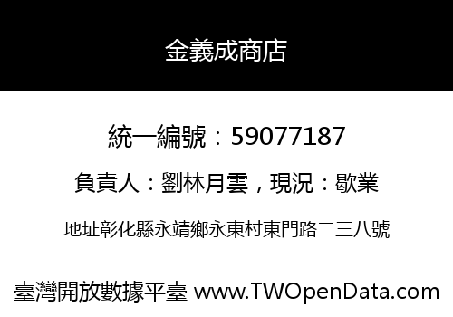 金義成商店