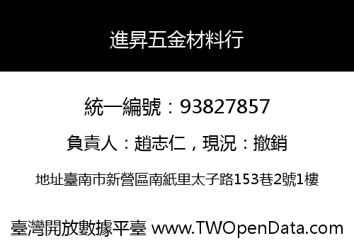 進昇五金材料行