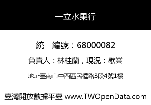 一立水果行