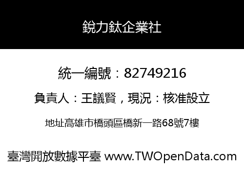 銳力鈦企業社