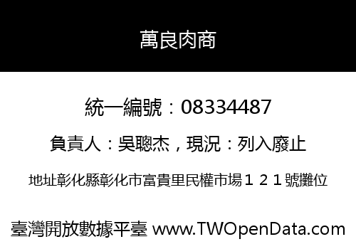 萬良肉商