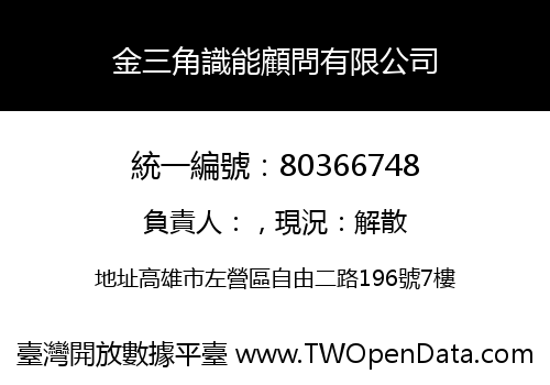 金三角識能顧問有限公司