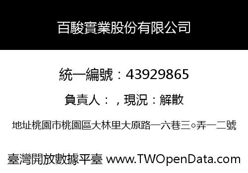 百駿實業股份有限公司