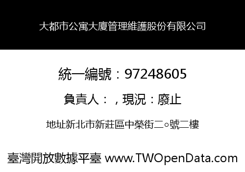 大都市公寓大廈管理維護股份有限公司