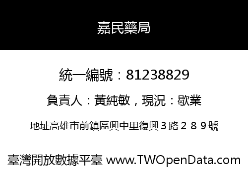嘉民藥局