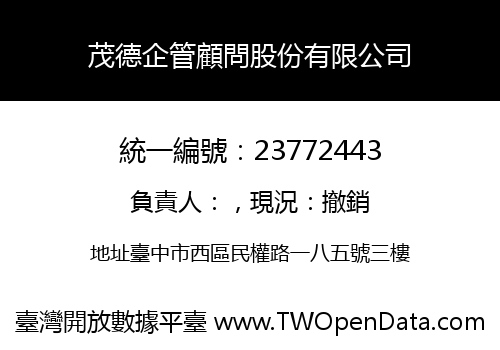 茂德企管顧問股份有限公司