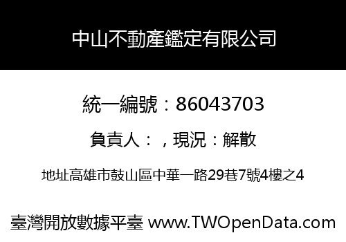 中山不動產鑑定有限公司