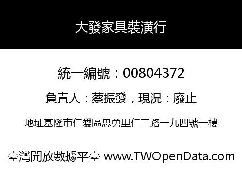 大發家具裝潢行