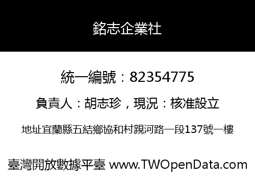 銘志企業社