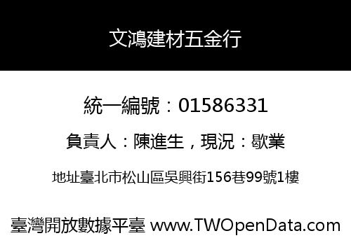 文鴻建材五金行
