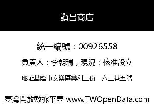 讚昌商店