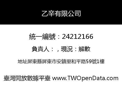 乙辛有限公司