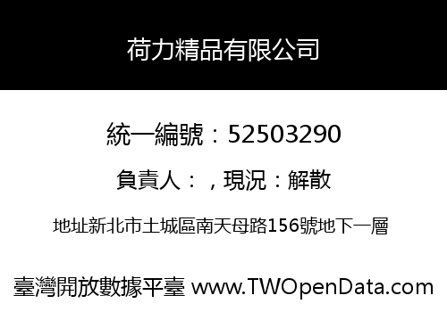 荷力精品有限公司