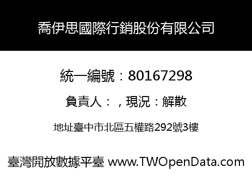 喬伊思國際行銷股份有限公司