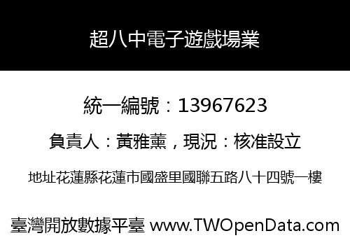 超八中電子遊戲場業