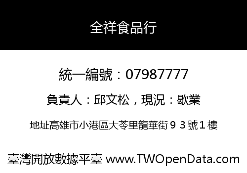 全祥食品行