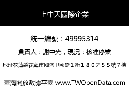 上中天國際企業