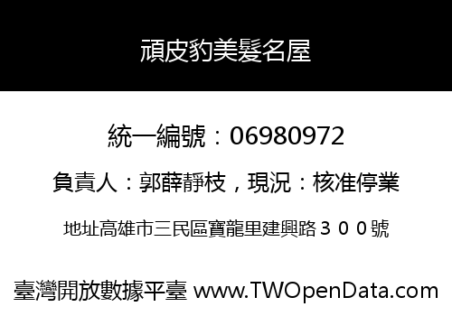 頑皮豹美髮名屋