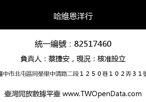 哈維恩洋行